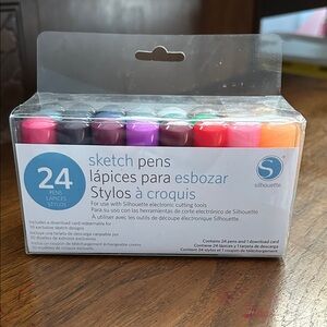Silhouette Sketch Pens, 24 pens. NWT.